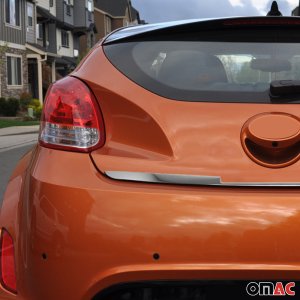 Hyundai Veloster Tailgate Trim - Omac - S.Steel - Gloss Silver - '12-'17